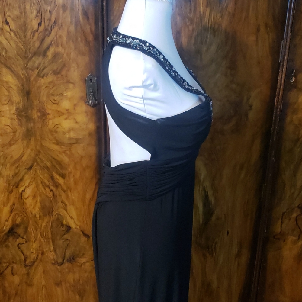Nighway gown black sequence - Picture 3 of 5